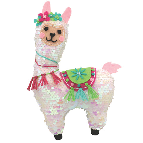 DIY Make your Own Shiny Llama Sew Kit